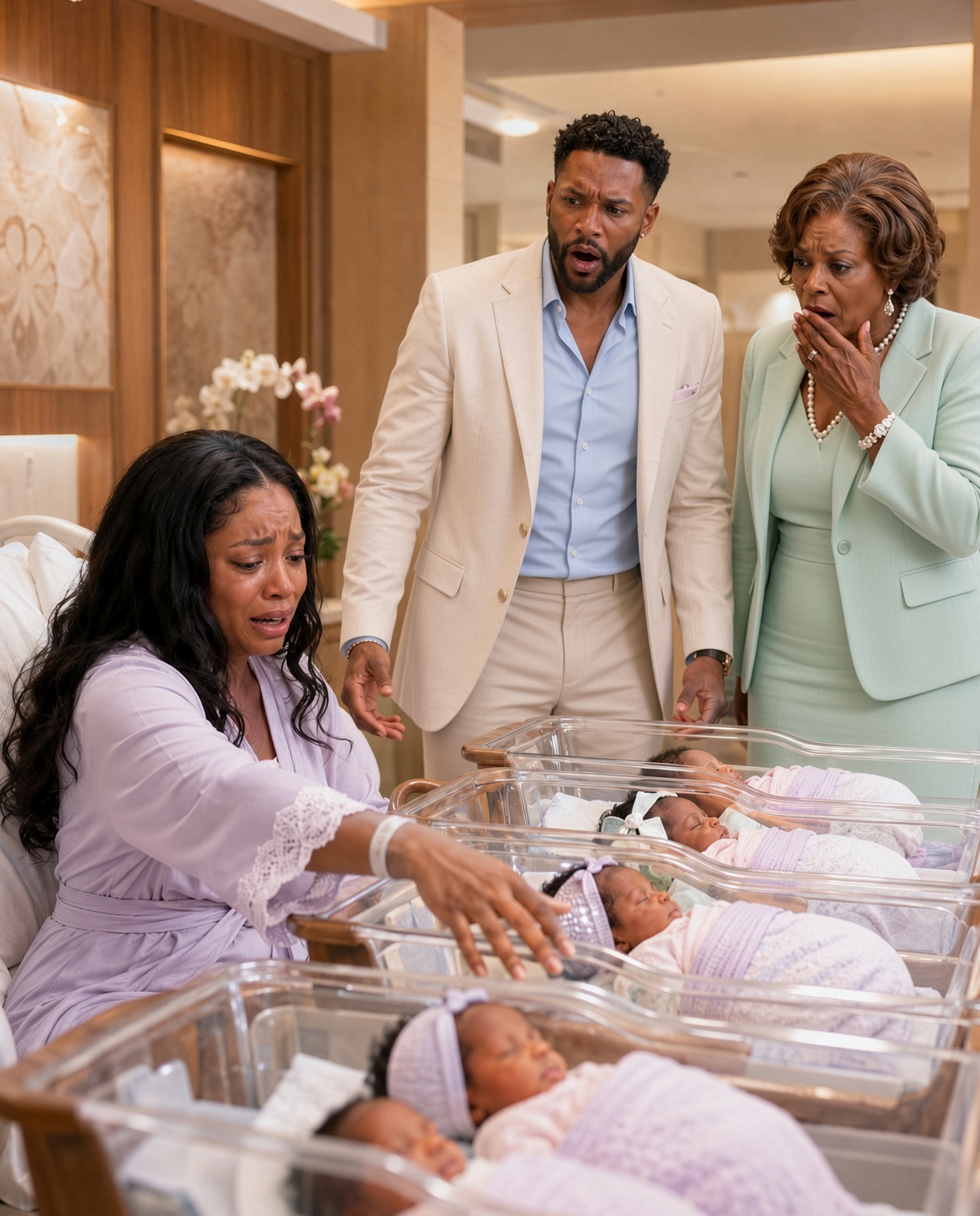 MY HUSBAND ABANDONED ME AFTER SEEING OUR FIVE NEWBORNS—30 YEARS LATER, HE CAME BACK AND LEARNED THE DNA TEST HAD BEEN WAITING ALL ALONG