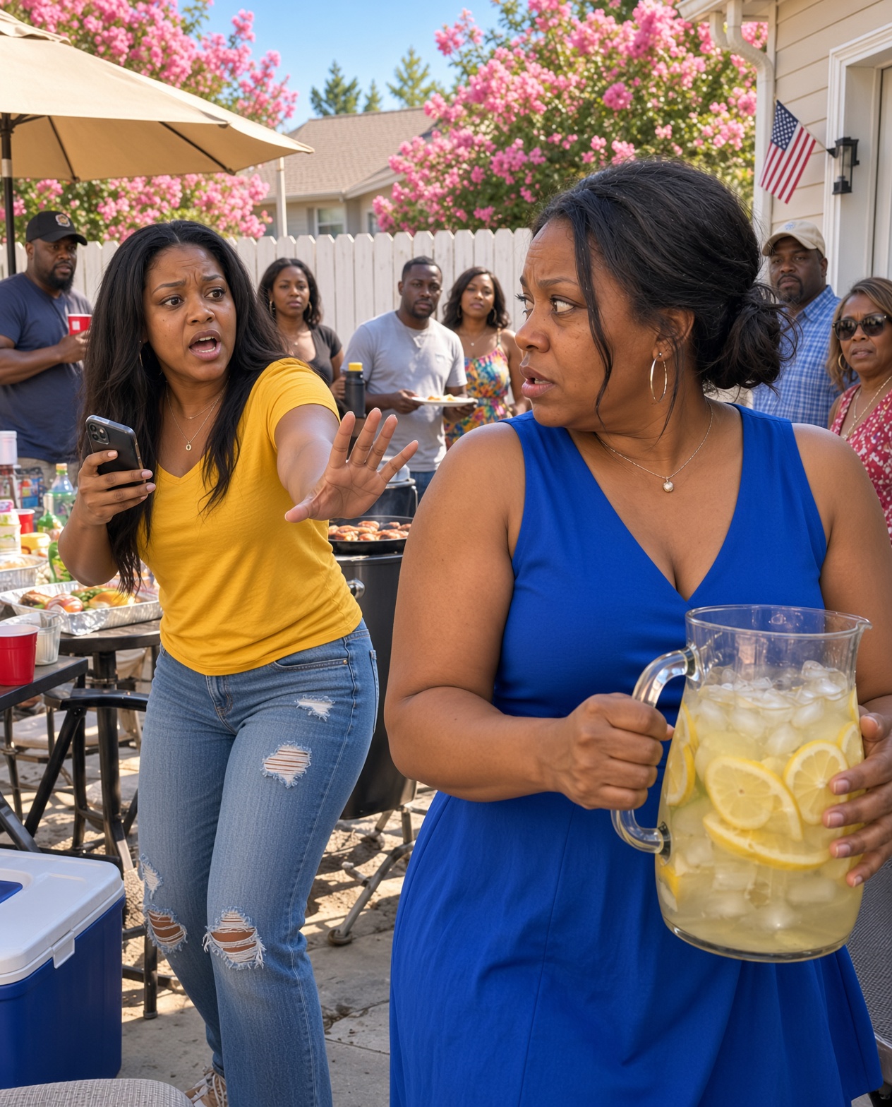 My Husband Told Me to Apologize or Leave After His Daughter Accused Me at a Family Barbecue—So I Left, and What They Found at Home Changed Everything