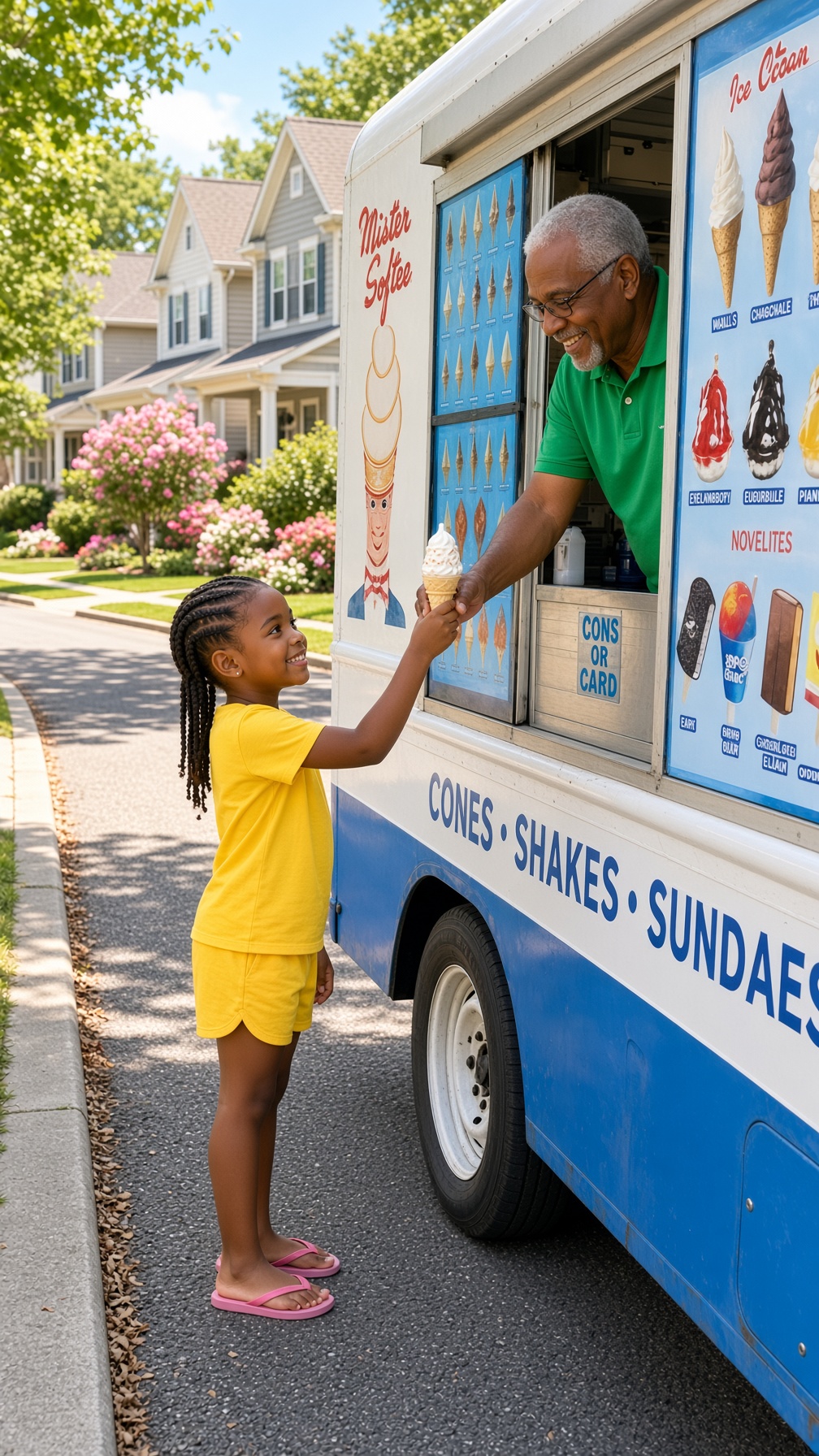 My Daughter Kept Getting Free Ice Cream From the Same Truck—Then the Driver Handed Her a Note With My Name on It