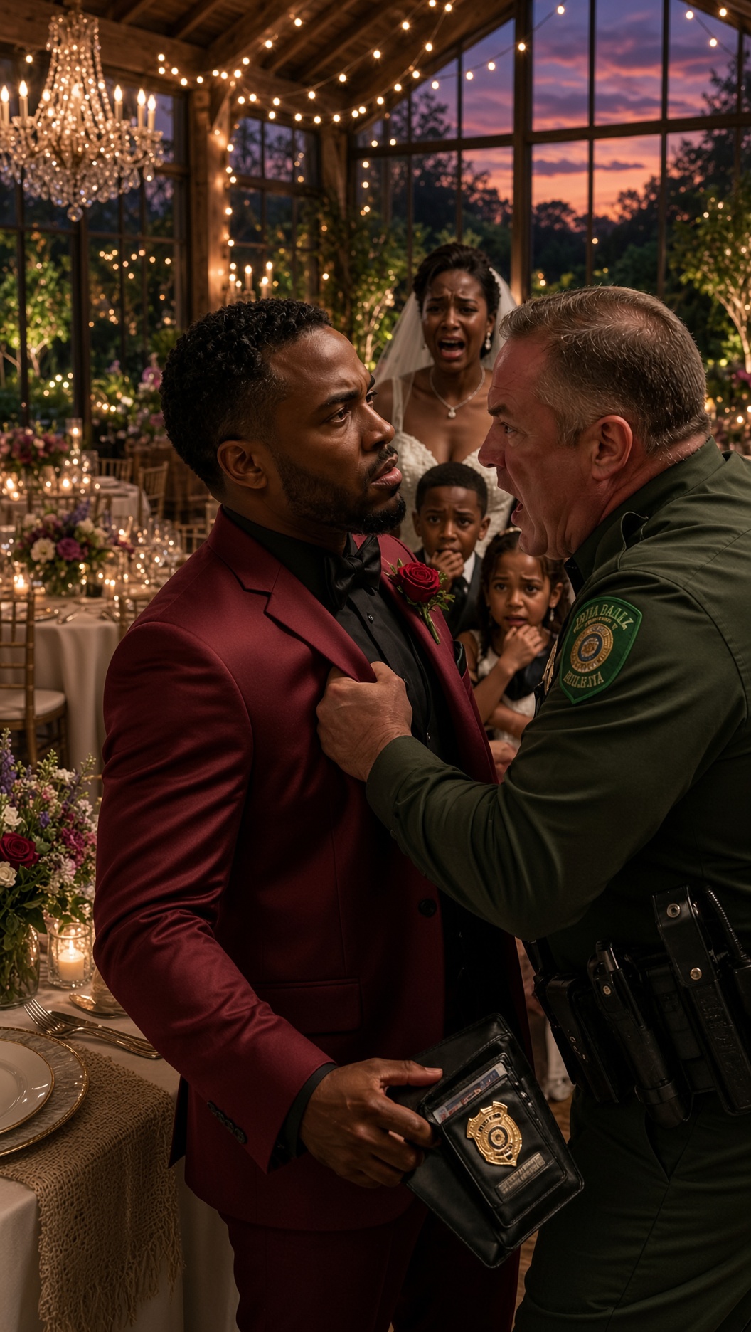 POLICE STORMED OUR BLACK WEDDING—THEN THE GROOM HANDED THEIR CAPTAIN ONE BUSINESS CARD