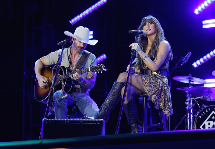 Riley Green and Carly Pearce Duet at CMA Fest