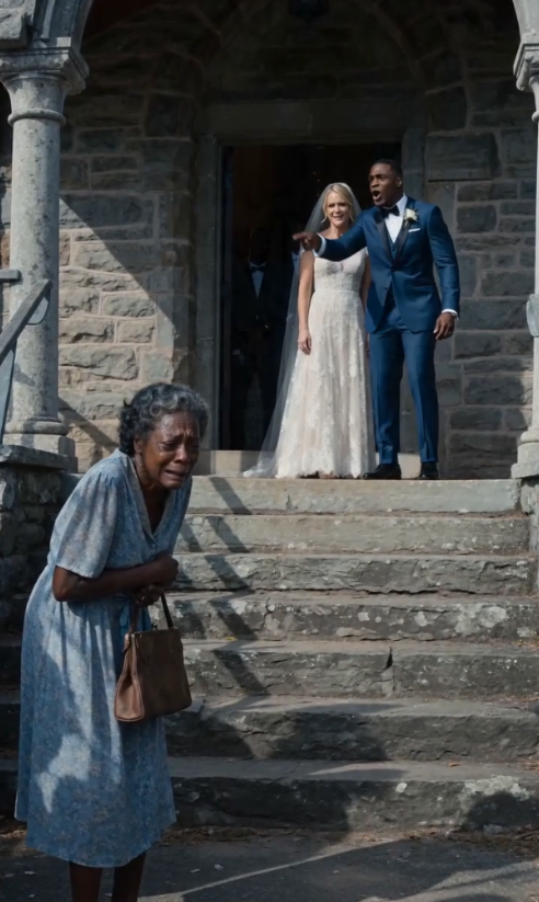 He Told His Bride His Mother Was Dead - Then She Appeared Below the Church Steps