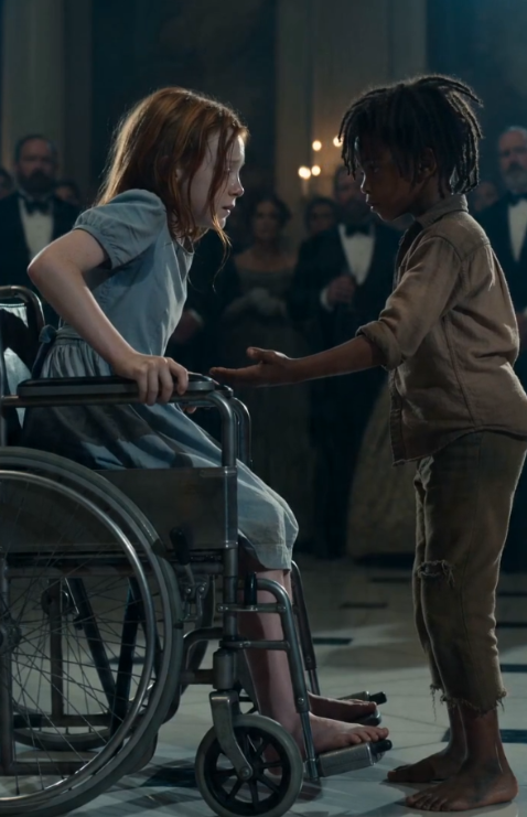 The Barefoot Boy Who Asked the Girl in the Wheelchair to Look at Him