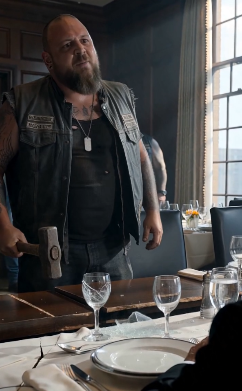 The Biker Brought a Hammer to Arthur Bell's Dinner