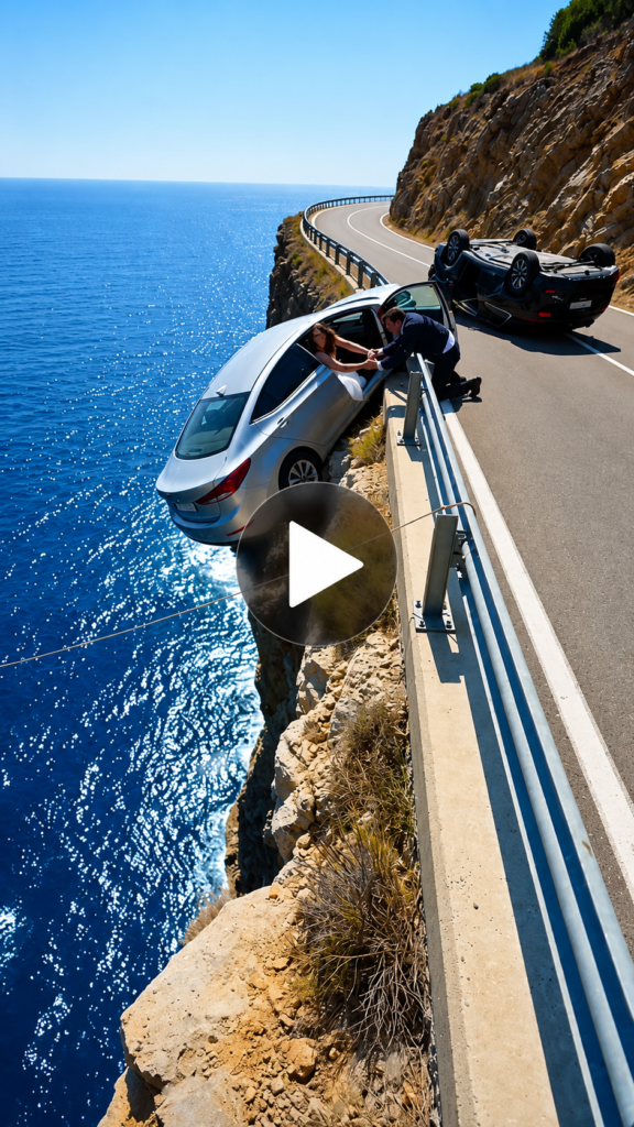 They left a pregnant woman hanging over a cliff, but when Daniel went to save her, his stepmother cut the last rope.