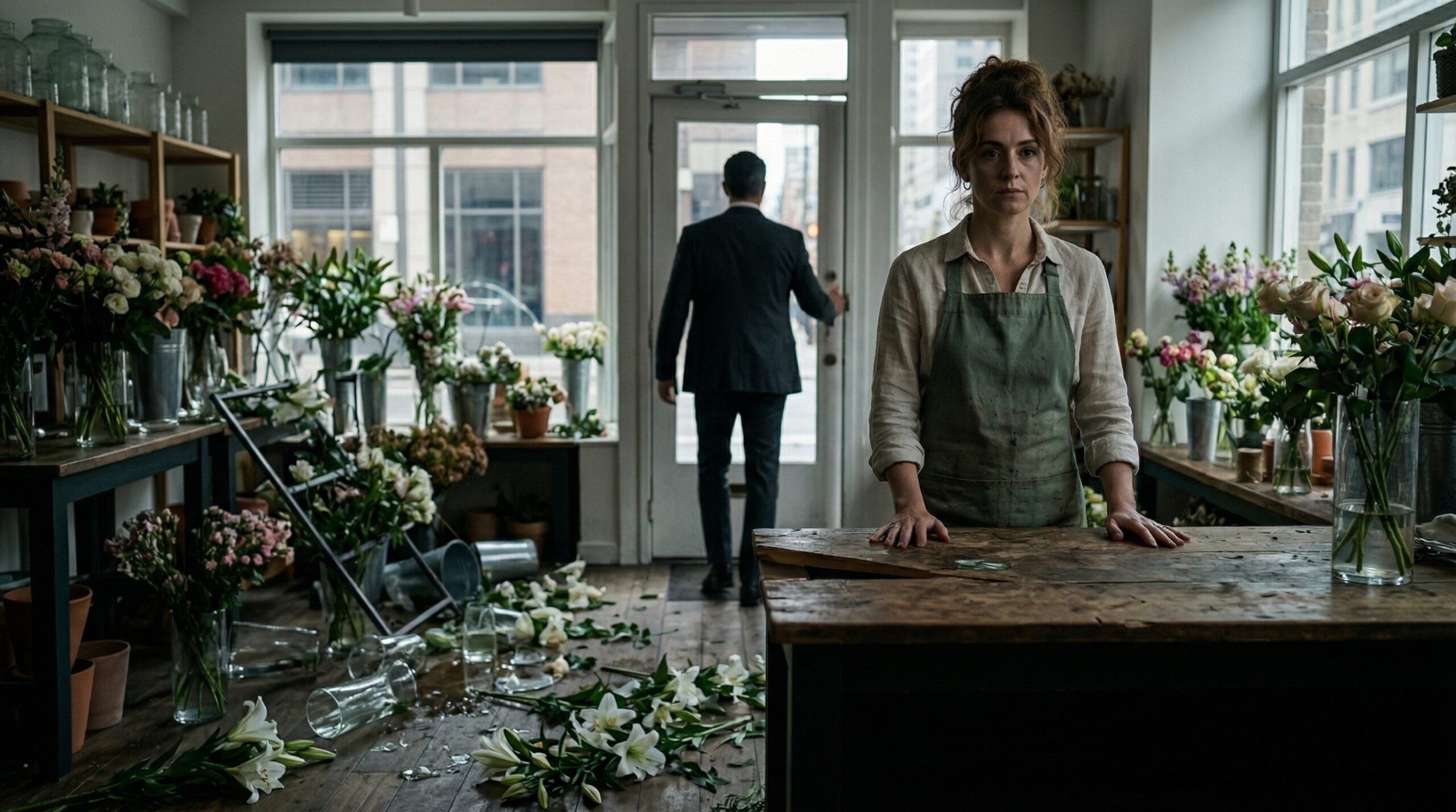 Billionaire Smashes Flower Shop in Rage – Then Discovers the Owner Quietly Saved His Mother’s Life