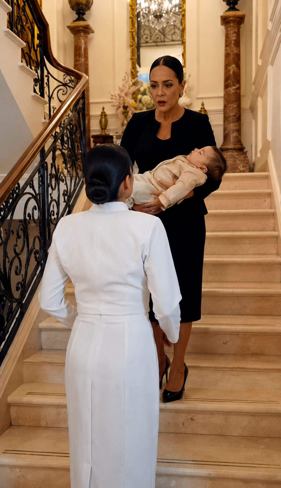 The nanny saw a mark behind the baby's ear… and discovered it was the family's stolen child.