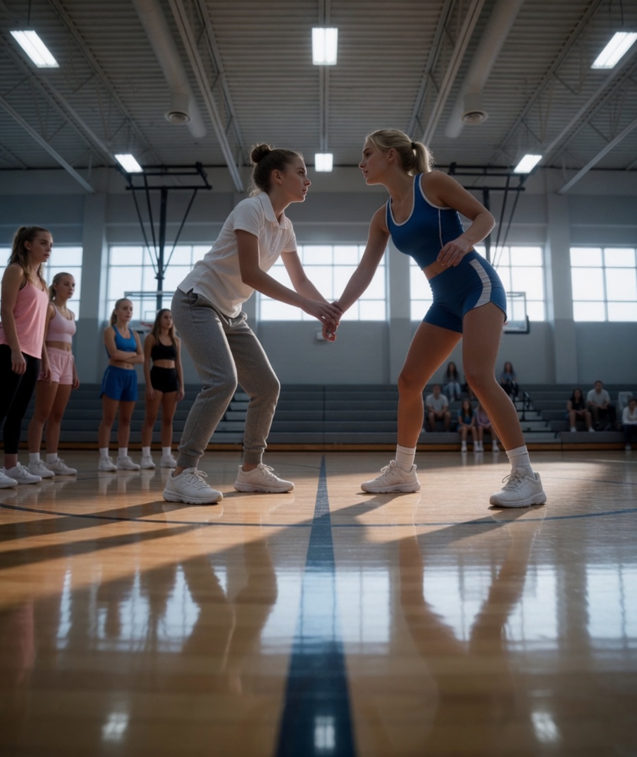 THE POPULAR GIRL HIT THE WRONG “NERD” WITH A BASKETBALL 😳