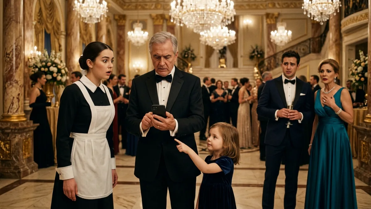 A Maid Was Accused of Stealing at a Mansion Party—Then a Child’s Phone Changed Everything