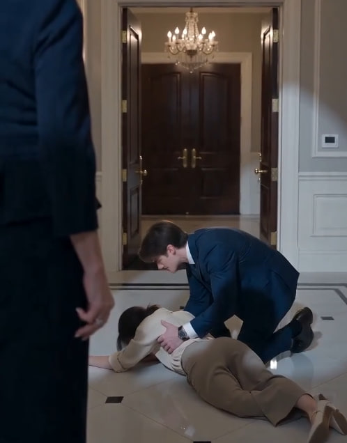 He pushed his daughter-in-law down the stairs… and then his son revealed who she really was.