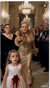 I was standing at the edge of the grand ballroom during our family’s annual luxury charity gala when I watched my mother-in-law shove my five-year-old daughter onto the marble floor and scream at her in front of two hundred guests.