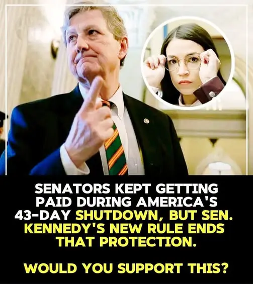🚨 SEN. JOHN KENNEDY’S SHUTDOWN PAY RULE PASSES SENATE — LAWMAKERS COULD FEEL THE SAME PRESSURE AS FEDERAL WORKERS - minhnhat123