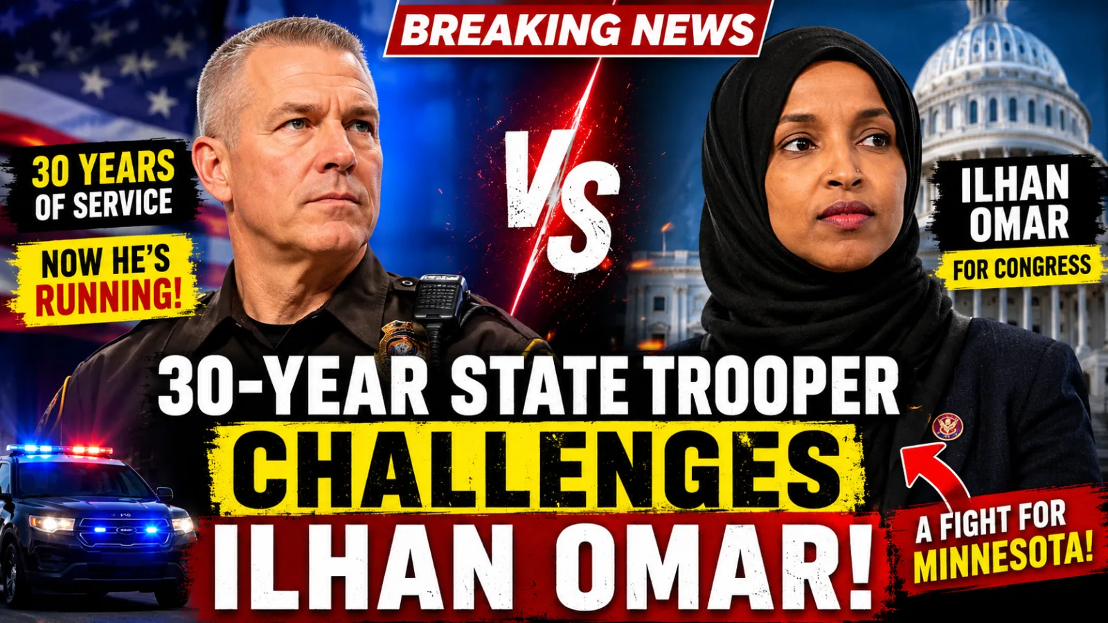 🚨 BREAKING: VETERAN STATE TROOPER JOHN NAGEL JUMPS INTO THE RACE AGAINST ILHAN OMAR — AND THIS CONGRESSIONAL FIGHT JUST GOT A LOT MORE INTERESTING…