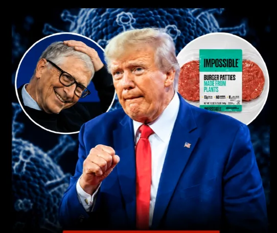 ⚡ TRUMP VS. BILL GATES: THE SHOCKING FOOD WAR ERUPTING OVER AMERICA’S BEEF!