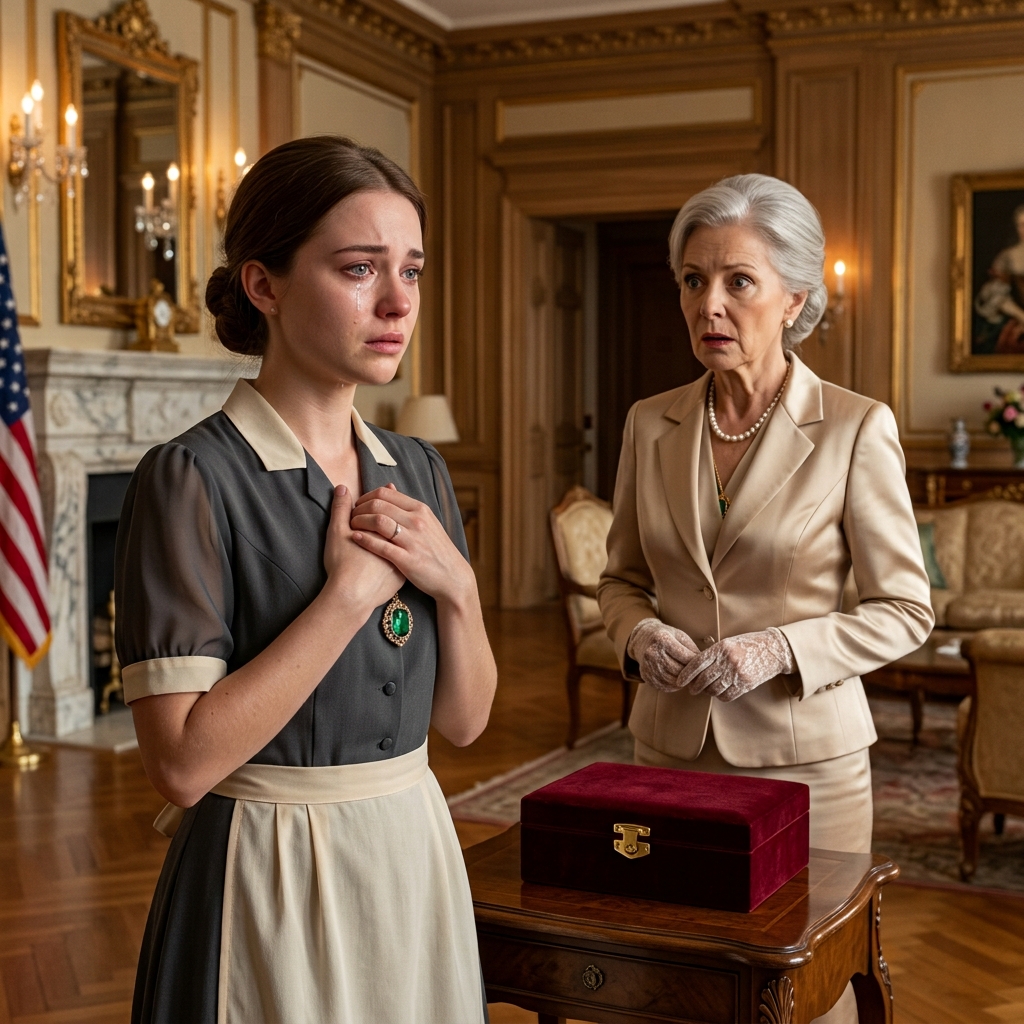 The Maid Who Wore a Dead Daughter’s Necklace Into a House Built on Silence