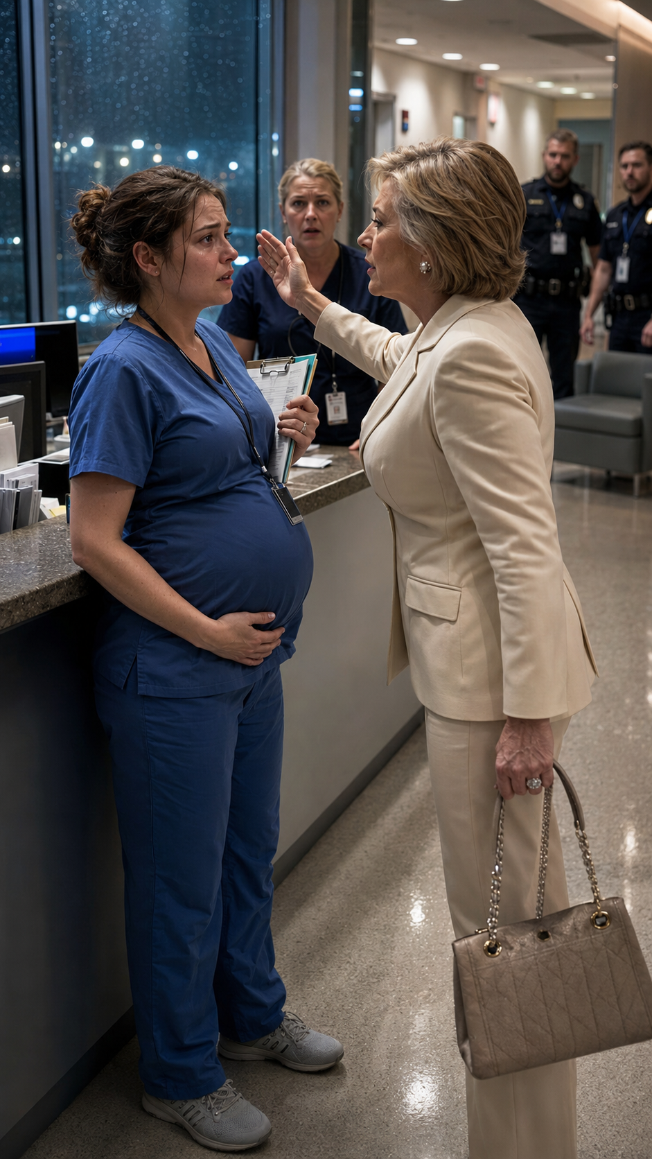 She Slapped The Pregnant ER Nurse In Front Of Everyone—Then The Black Card On Her Chest Made The CEO Drop Everything.