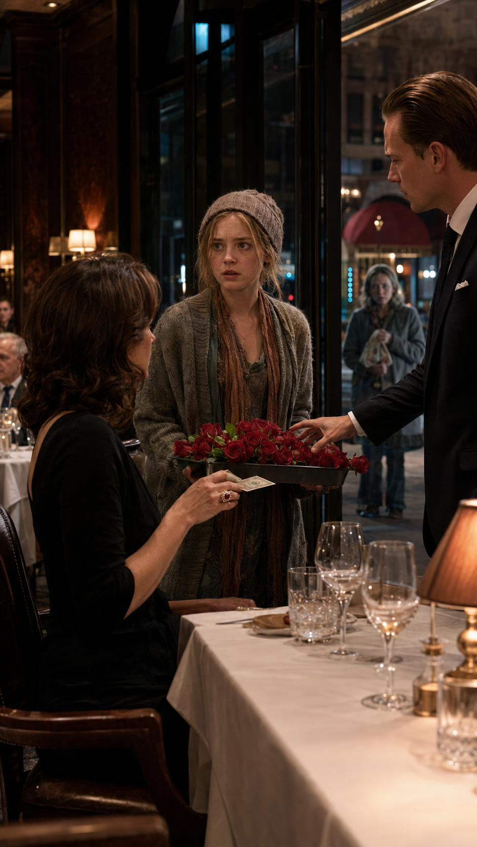 The Poor Rose Seller Recognized the Ring Claire Had Buried With Her Past