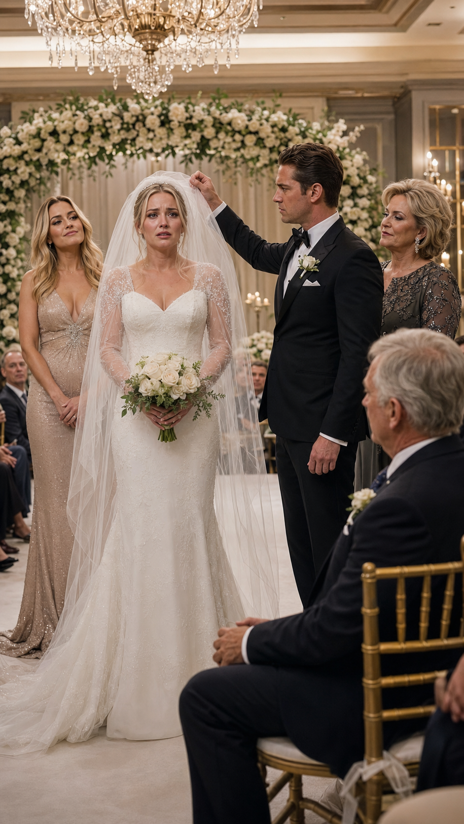 He Put His Bride’s Veil On His Mistress—Then Her Father Took Back The Whole Ballroom.