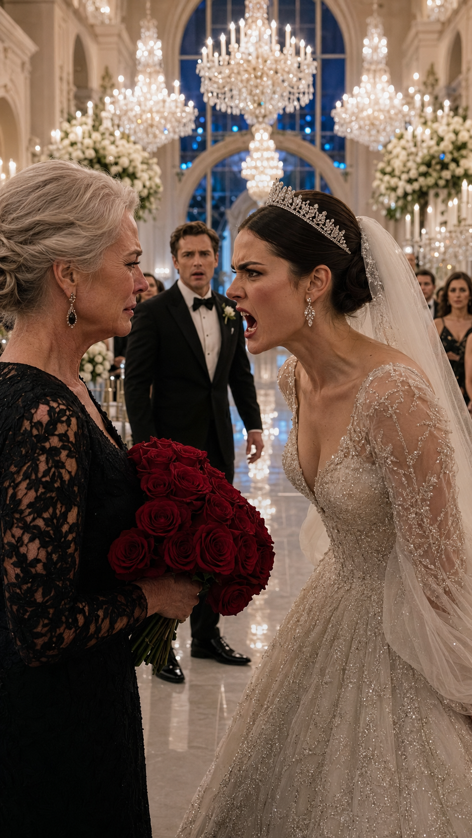 HE LEFT HIS BRIDE ALONE AT THE ALTAR TO PROTECT HIS BILLIONAIRE MOTHER—BUT THE RED ROSES HID A SECRET THAT COULD DESTROY THEIR DYNASTY