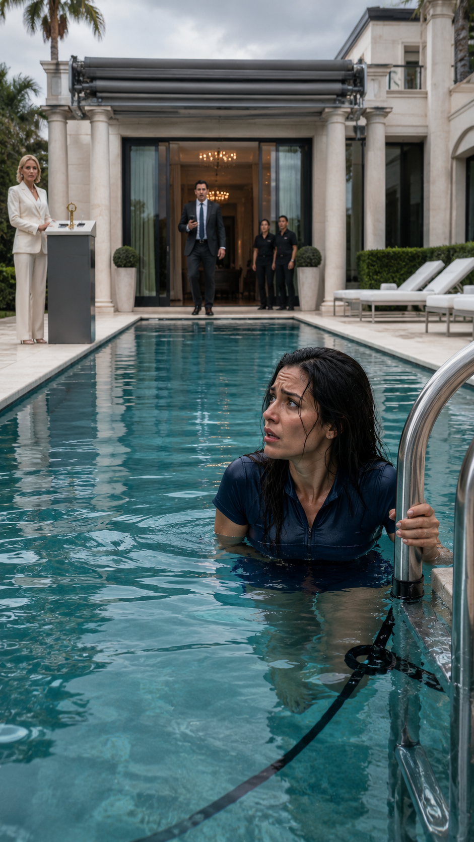 THE WOMAN BENEATH THE CLOSING COVER.