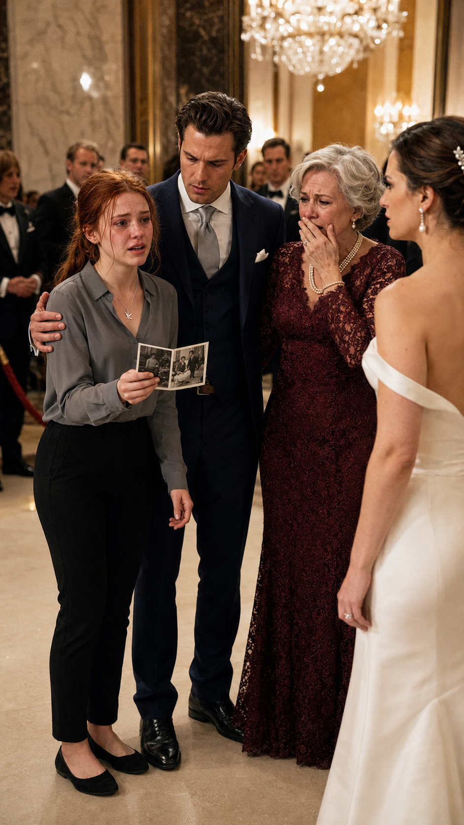 THE GIRL THE BRIDE SLAPPED