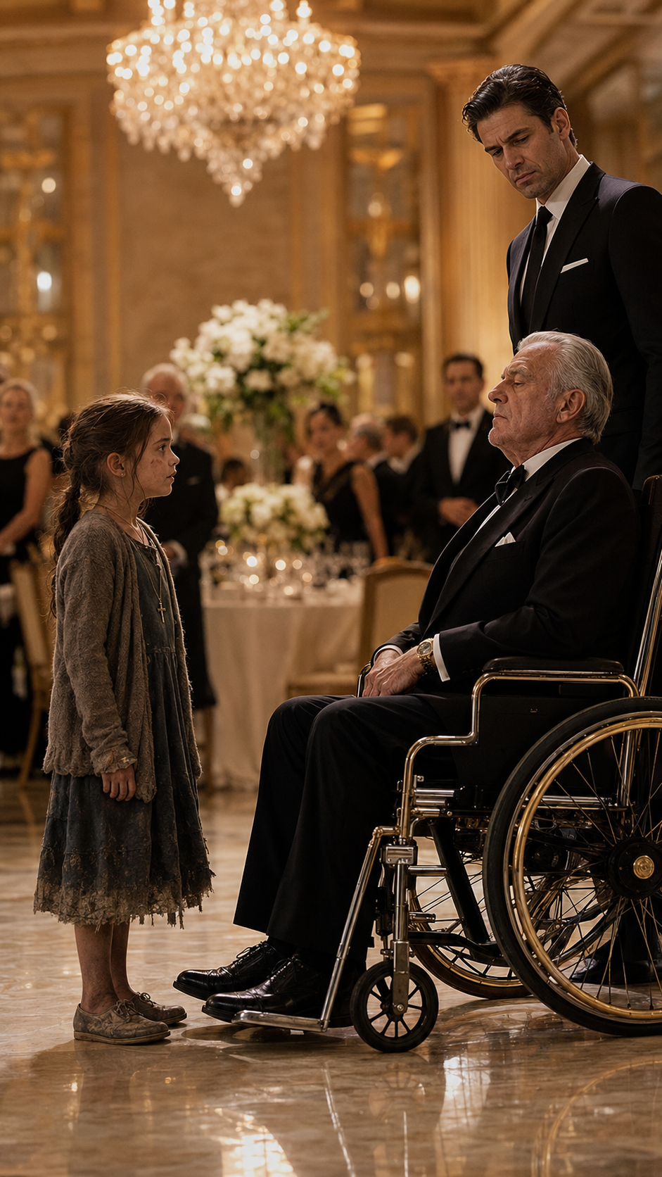 The Billionaire Laughed When A Ragged Little Girl Said She Could Heal His Legs — Until He Felt His Toes Move