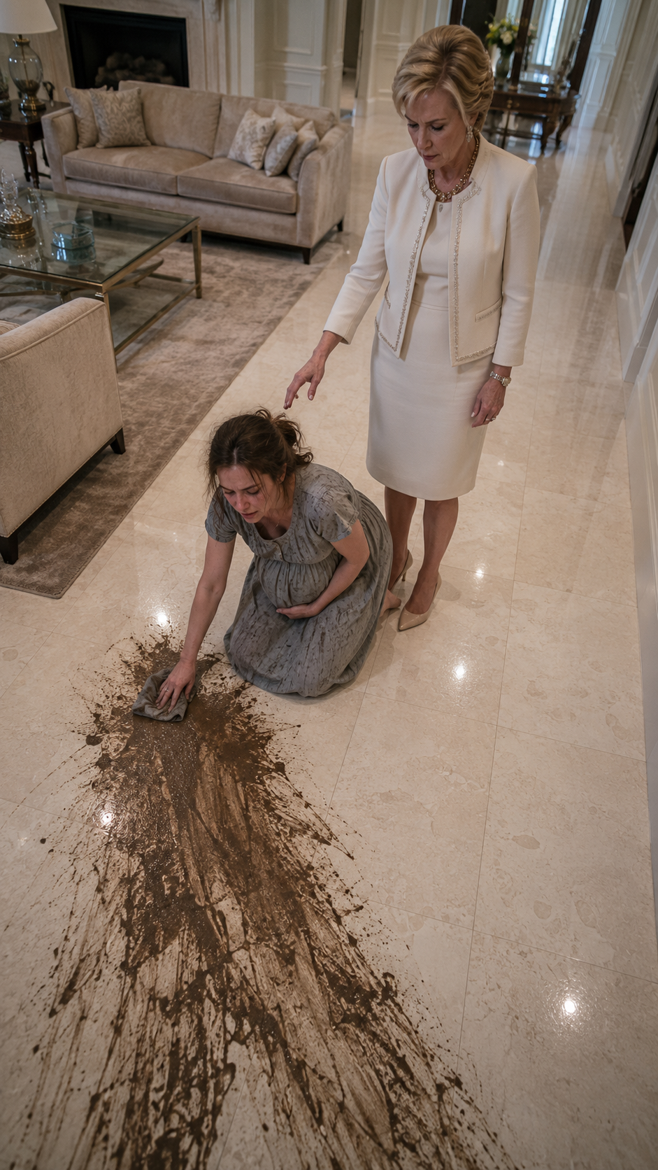 His Mother Forced His Pregnant Wife To Scrub Mud On Her Knees—And Threatened To Take Everything From Her If She Spoke—But She Didn’t Know The Truth Was Already Being Recorded.