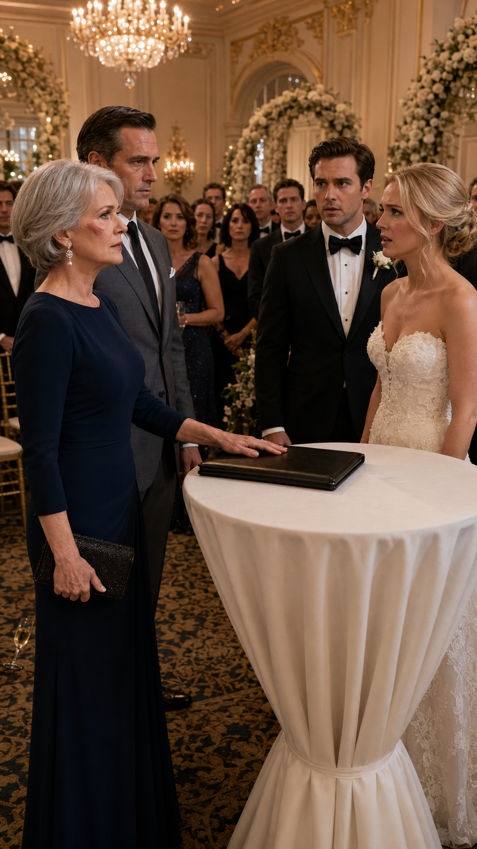 THE WOMAN SHE SLAPPED AT HER OWN WEDDING.
