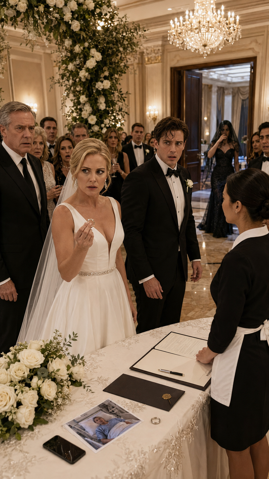 THE WAITRESS WHO STOPPED THE BILLIONAIRE WEDDING