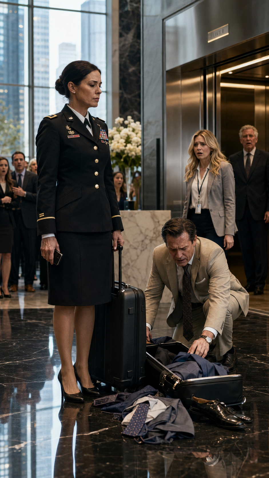 THE FILE IN HIS SUITCASE