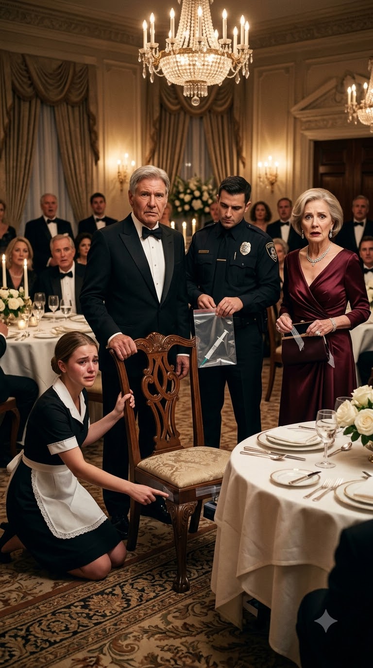 THE MAID WHO PULLED AWAY HIS CHAIR