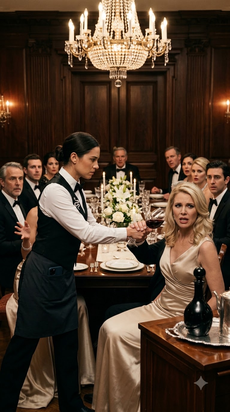 THE WINE SHE STOPPED