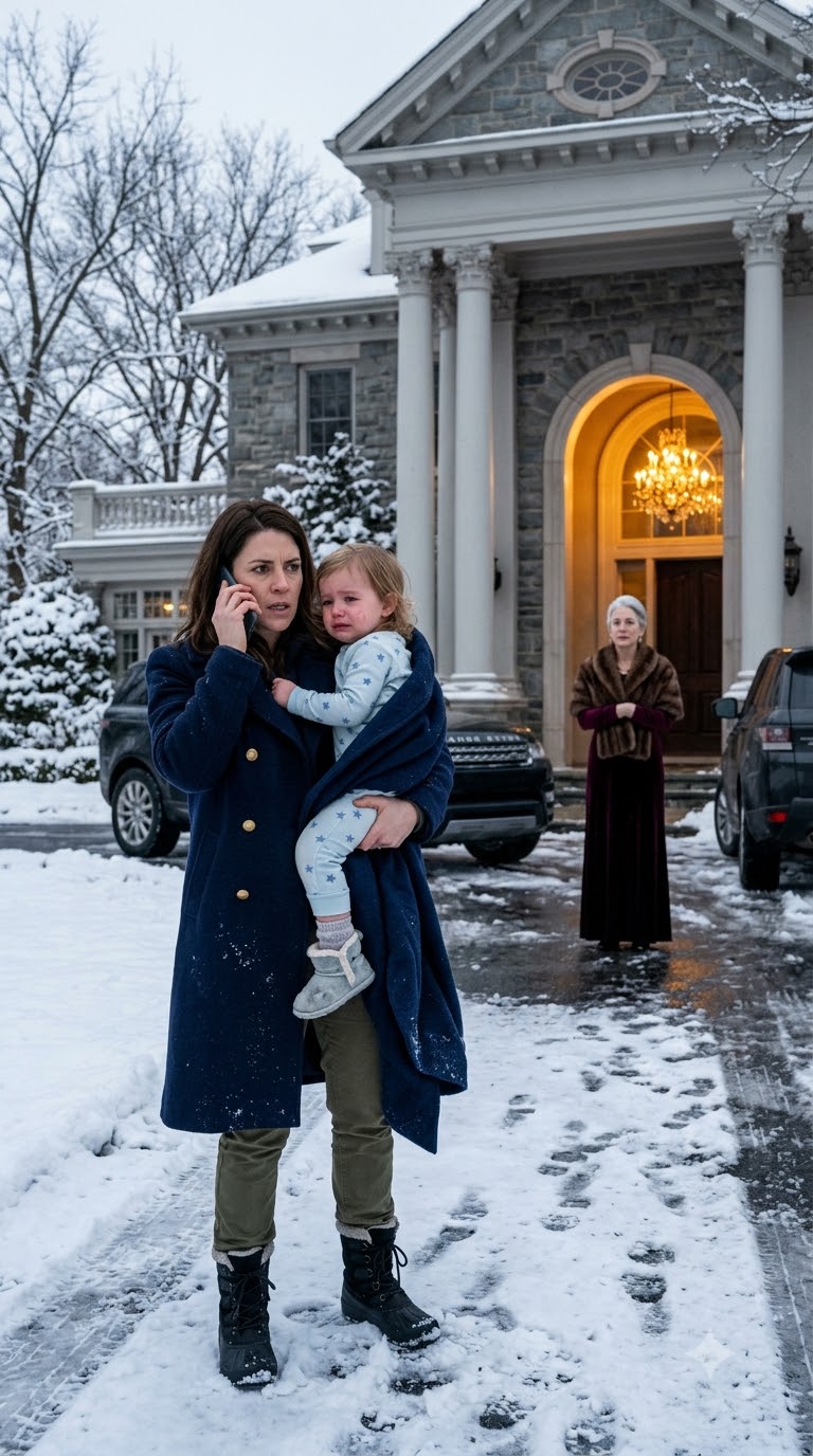 THE CHILD THEY LEFT IN THE SNOW.