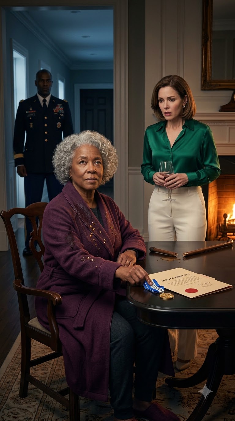 SHE POURED SOUP ON HIS MUTE MOTHER—THEN THE GENERAL WALKED IN