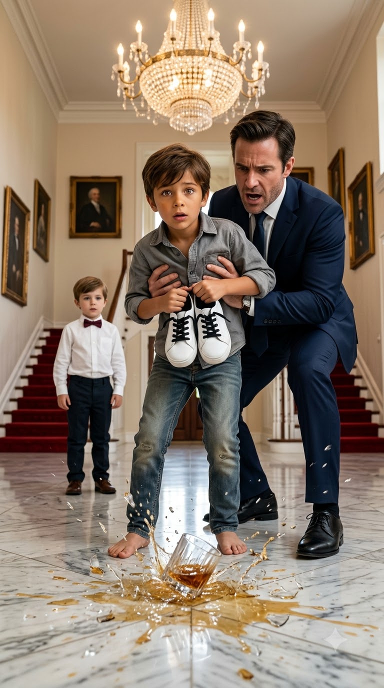 THE SHOES HE BROUGHT HOME