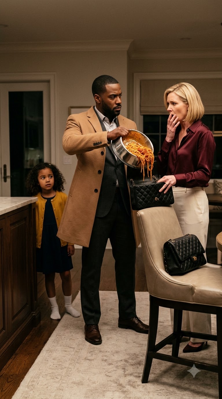 HE FOUND HIS DAUGHTER OVER A DOG BOWL—THEN HIS WIFE’S BAG EXPOSED THE REST