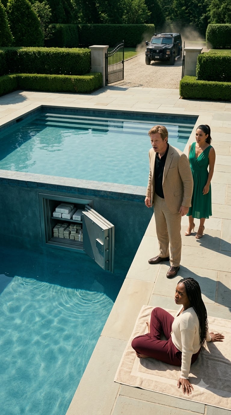 HE THREW HER WHEELCHAIR INTO THE POOL—THEN THE WATER EXPOSED HIS SAFE