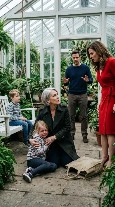 SHE THREW THE LITTLE GIRL OFF THE SWING—THEN GRANDMA WALKED IN.