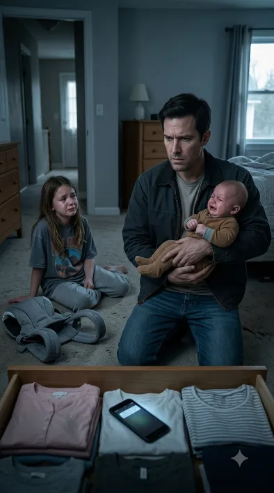 MY WIFE LEFT OUR BABY ON MY NINE-YEAR-OLD.