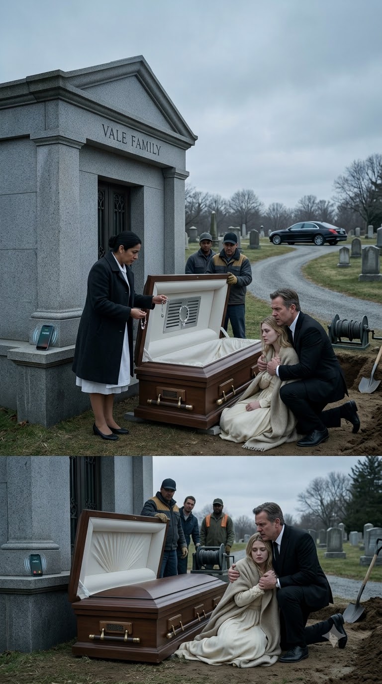 SHE KNOCKED FROM THE CASKET