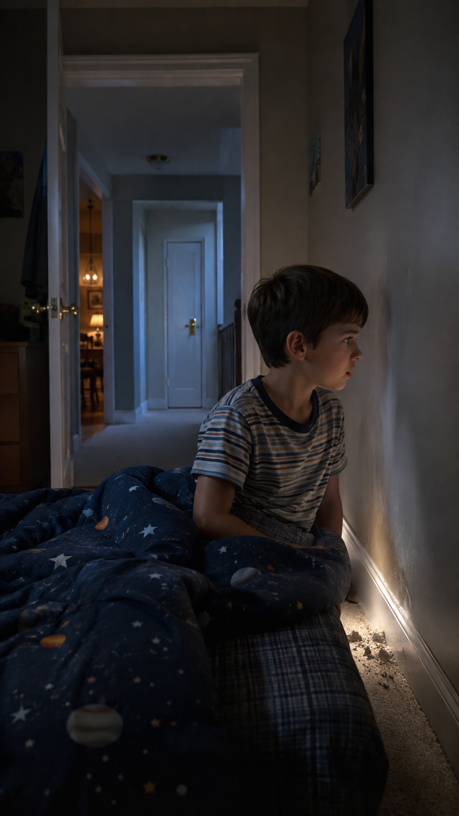 THE ROOM BEHIND HIS BED