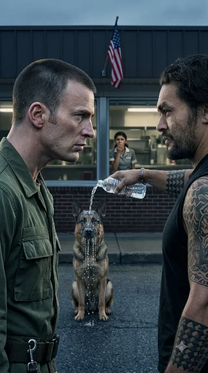 HE POURED WATER ON MY WAR DOG.