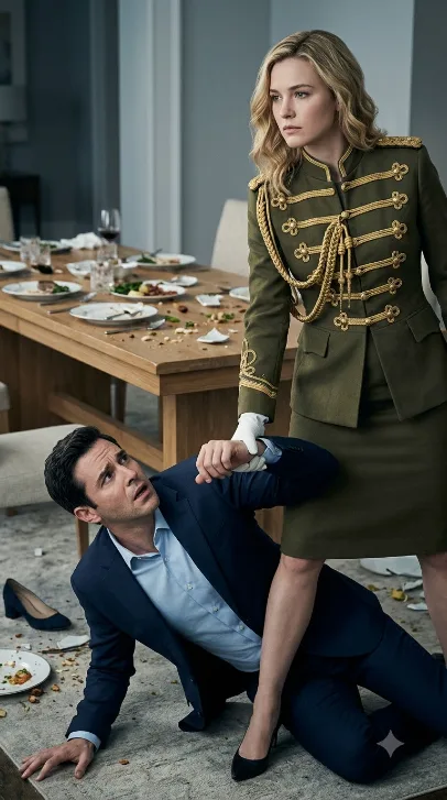 HE KICKED DINNER OFF THE TABLE—THEN DEMANDED MY PAYCHECK.