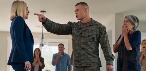 🎬PART 2: He came home in uniform expecting peace… but found his mother on her knees being humiliated by the woman he was about to marry. What he did next left everyone speechless.