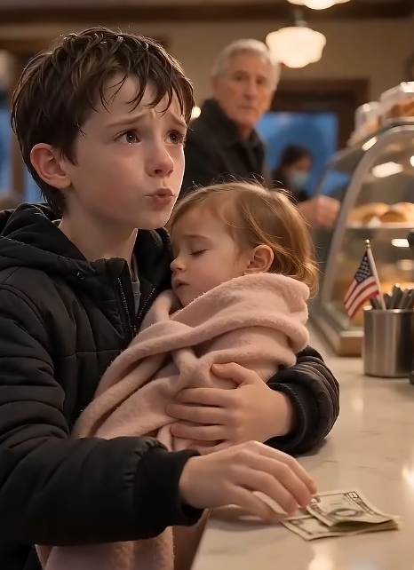 Please… do you have any old bread left for two dollars?”  The little boy’s voice came out so soft that the bell over the bakery door almost swallowed it.  Almost.