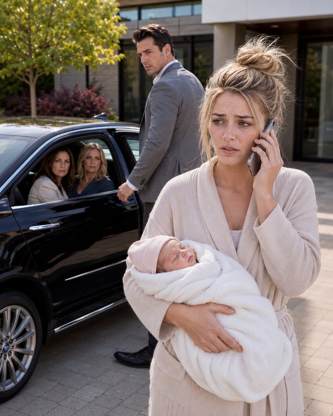 Five days after my C-section, my husband put his mother in our luxury SUV and handed me bus money instead. “Don’t make this harder than it needs to be,” he said