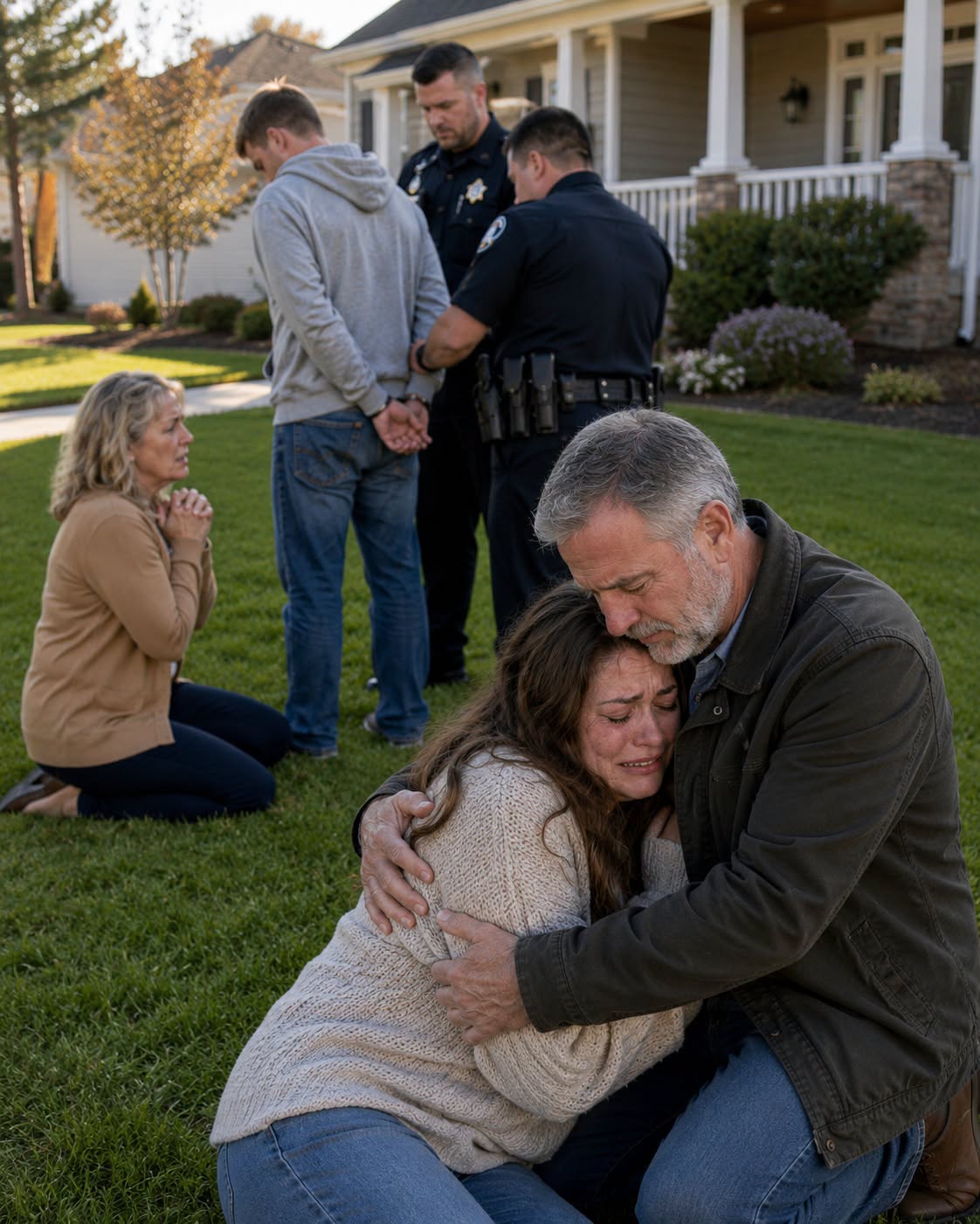 My daughter breathed, “Dad, help,” and then the call cut off. I drove 100 mph toward her in-laws’ mansion. My son-in-law stood blocking the porch, holding a baseball bat, smirking as he said, “This is a private family issue. Your daughter had to be disciplined.”
