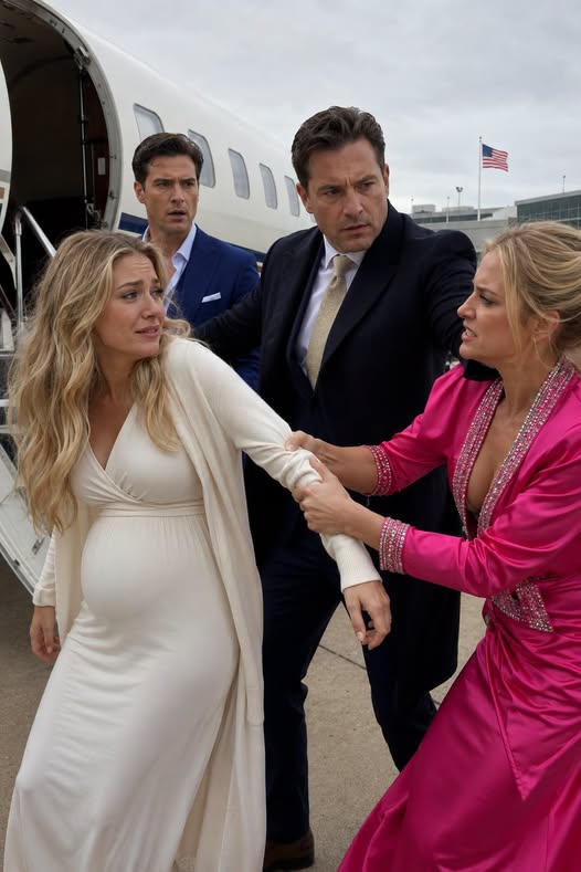 His Mistress Dragged His Pregnant Wife Across the Private Jet Floor—Then the Billionaire Brother He Betrayed Stepped Aboard with a Federal Warrant