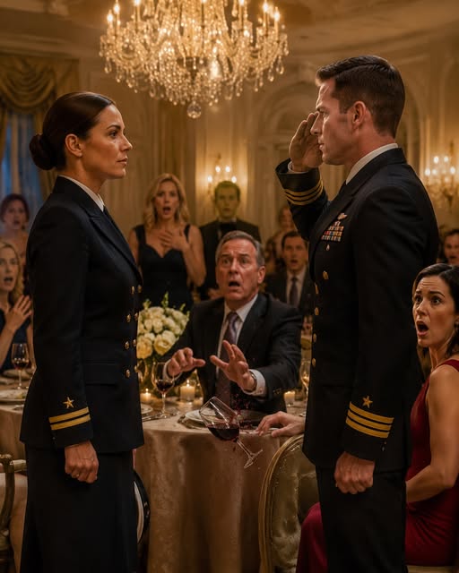 My dad said it was embarrassing to introduce me to my sister’s fiancé, a Navy SEAL commander, but when he shook my hand, stepped back, and saluted me as “admiral, ma’am,” everyone went silent...