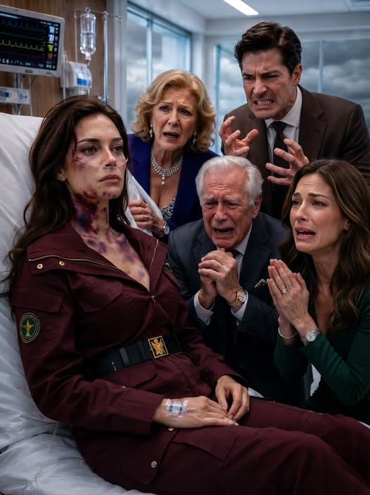 I woke up beneath glaring white lights with three fractured ribs. The last thing I heard before the doors swung shut was my perfect husband calmly explaining to paramedics that I had “carelessly fallen again.”